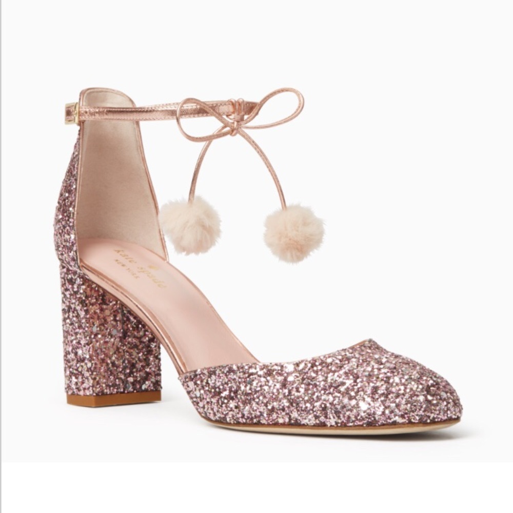 ❌SOLD❌NEW Kate Spade Abigail glitter heels